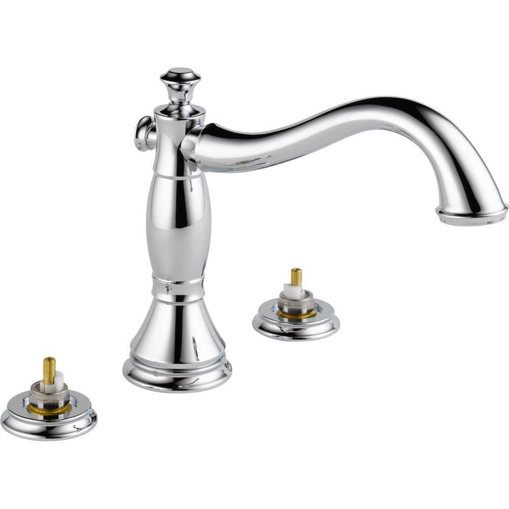 Cassidy Chrome 2-Handle Deck-Mount Roman Tub Faucet Trim Kit