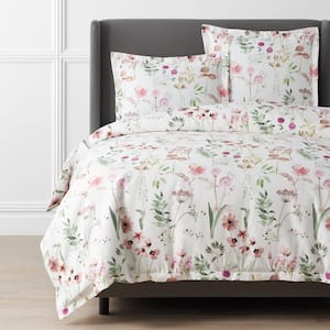 Becky Cameron Clay Boho Flower Print 3-Piece Reversible Full/Queen Duvet  Cover Set IH-DSP-BHF-Q-CL - The Home Depot