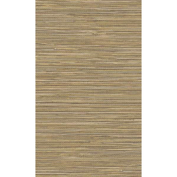 Walls Republic Grasscloth Style Greige Non-Woven Paste the Wall Textured Wallpaper 57 sq. ft.