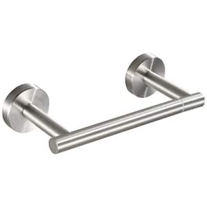 Wall-Mount Single Single Post Toilet Paper Holder in Brushed Nickel