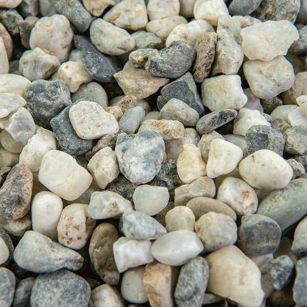 Southwest Boulder & Stone 25 cu. ft. 3/8 in. Glacier Bulk Landscape Rock and Pebble for Gardening, Landscaping, Driveways and Walkways