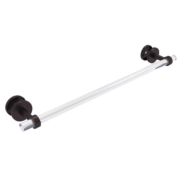 Allied Brass Clearview 24 in. Shower Door Towel Bar in Antique Bronze