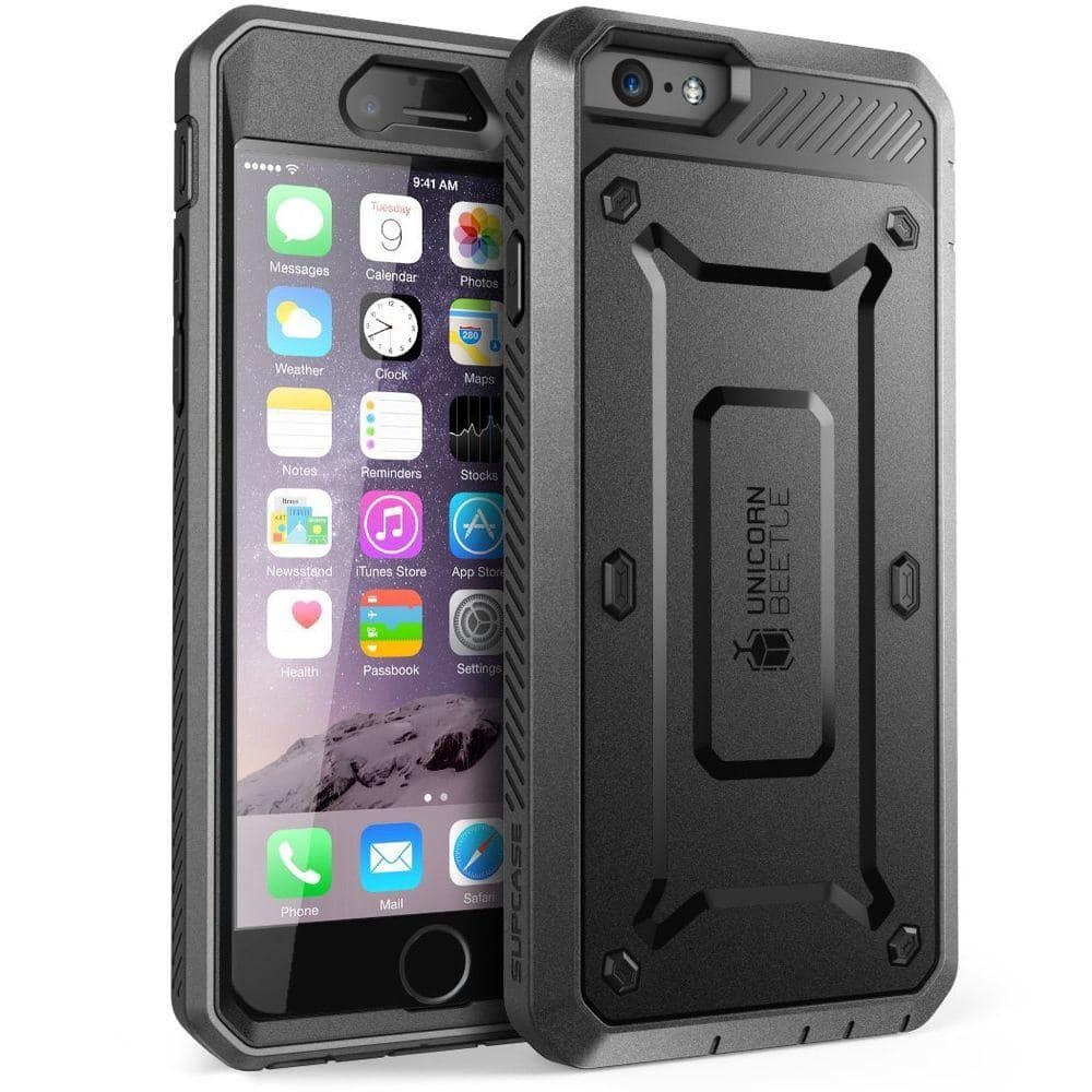 SUPCASE Unicorn Beetle Pro Full Body Case with Holster for Apple iPhone 6  Plus and 6S Plus, Black Sup-iPhone6/6S-5.5-BeetlePro-Black/Black - The Home  Depot