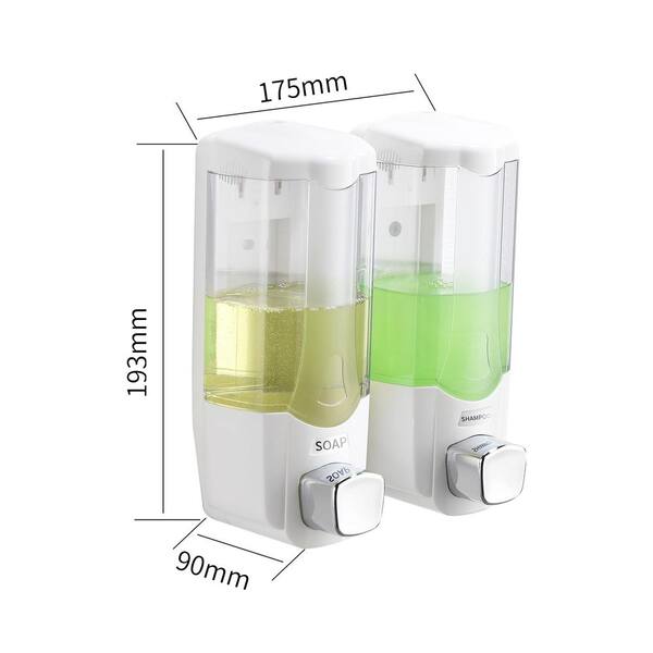 Wall Mounted Soap Bottle Dispenser Holder for Soap, Shampoo, Conditioner,  or Lotion Bottle (1-1/8 Hole)