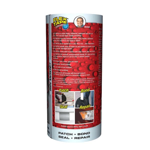 FLEX SEAL FAMILY OF PRODUCTS Flex Tape Clear 8 in. x 5 ft. Strong 