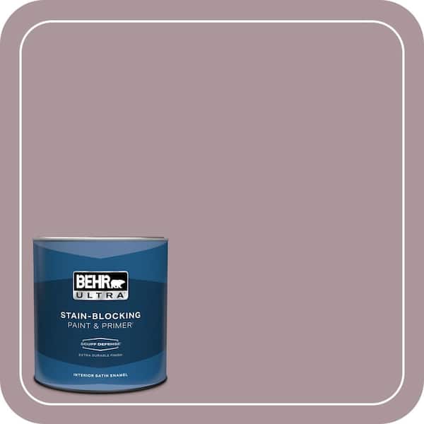 BEHR ULTRA 1 qt. #ICC-64 Heirloom Quilt Extra Durable Satin Enamel Interior Paint & Primer