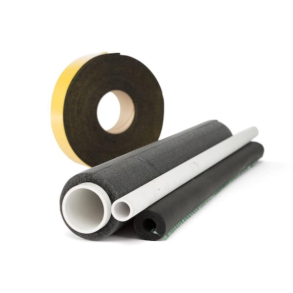 Adhesive Flap Rubber Foam Details about   Pipe Insulation for 0.87" Pipe 1.18" Thick 