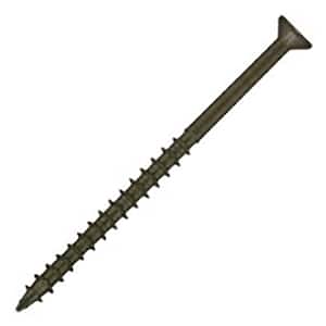 #8 x 3 in. Ultra Guard Square Drive Flat-Head Coarse Thread with Nibs Double Auger Wood Deck Screws (1000 per Box)
