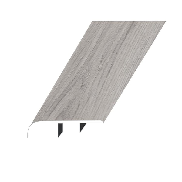 null Domaine Gypsy Grey 0.5 in. T x 1.5 in. W x 94.5 in. L Vinyl End Cap Molding