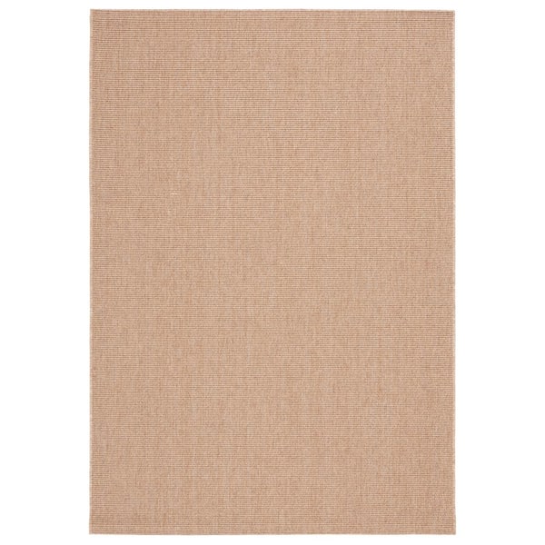 Sisal All-Weather Natural 5 ft. x 8 ft. Solid Abstract Indoor/Outdoor Area Rug