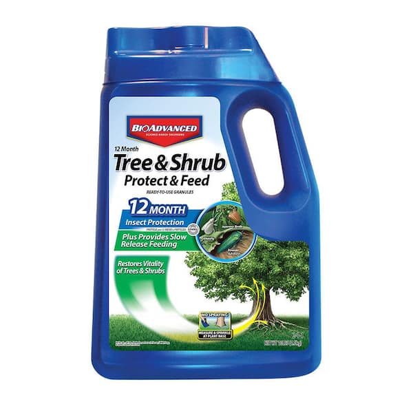 BIOADVANCED 10 lbs. Tree and Shrub Protect and Feed Granules