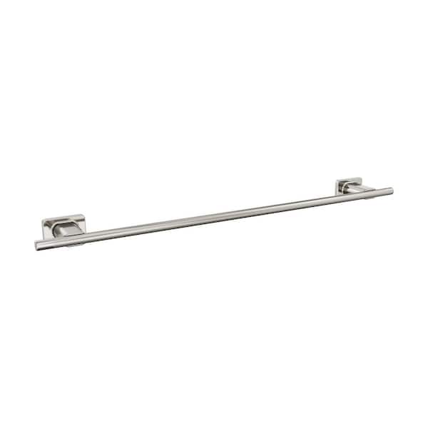 Bronx 24 in. Wall Mounted Towel Bar in Polished Nickel