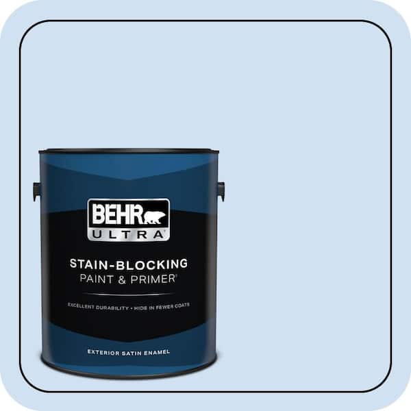 BEHR ULTRA 1 gal. #P530-1 Loyal Satin Enamel Exterior Paint & Primer