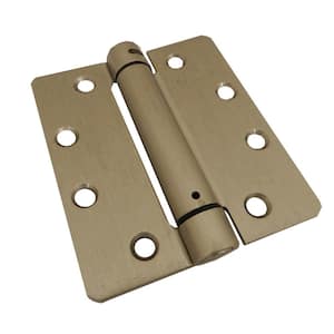 SELF COLOUR 60 PAIRS OF 4" 100mm LIGHT BUTT HINGES WITH RADIUS CORNERS 