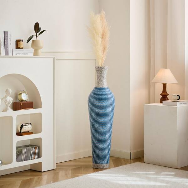 🌸Tall Standing 39 in. Mulit-Colored PVC Decorative Vase with