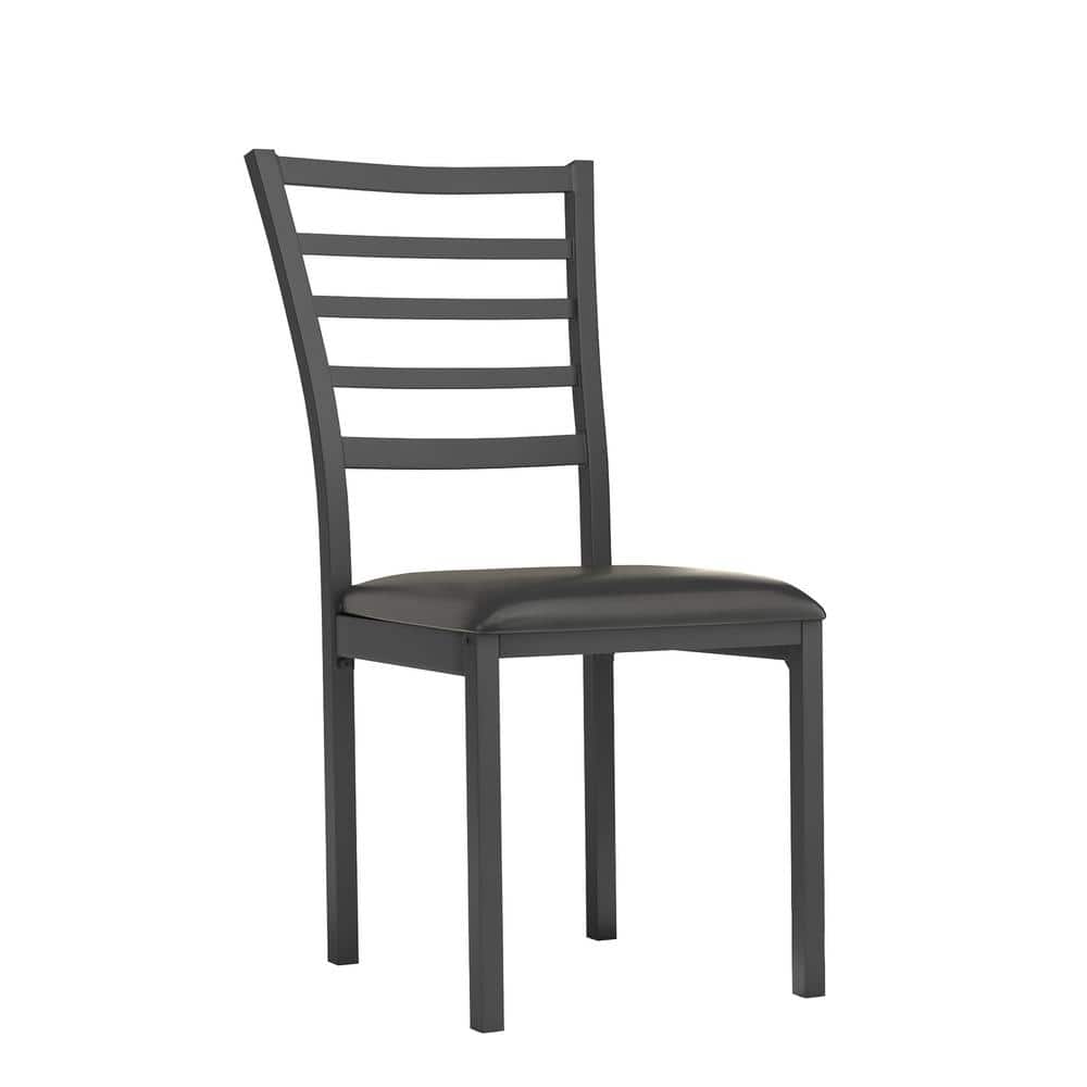 HomeSullivan Black Metal Dining Chairs (Set Of 4) 405038S(3A) The