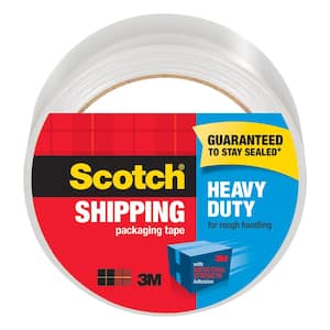 3m 1 88 In X 54 6 Yds Scotch Heavy Duty Clear Shipping And Packaging Tape Case Of 12 3850 The Home Depot