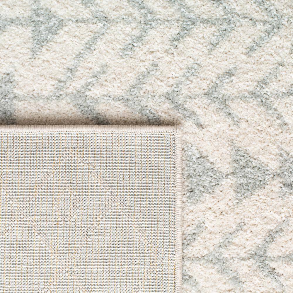Ivory & Light Grey 8' x 10' Reversible Hand-Knotted Rug