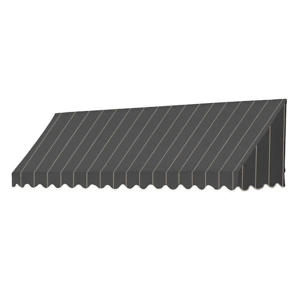 Awnings in a Box 8 ft. Traditional Manually Retractable Awning (26.5 in. Projection) in Tuxedo