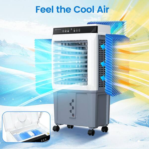 Edendirect 3450 CFM Indoor/Outdoor Portable Evaporative Cooler for