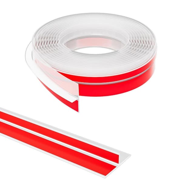 Weather Stripping, Windproof Soundproof Silicone Seal Strip, 1.97 in. W x 240 in. H, Energy Saving for Doors Windows