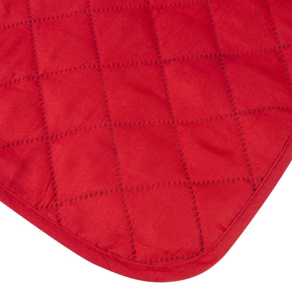 Ruby Red Quilted Puff Recliner Chair Protector