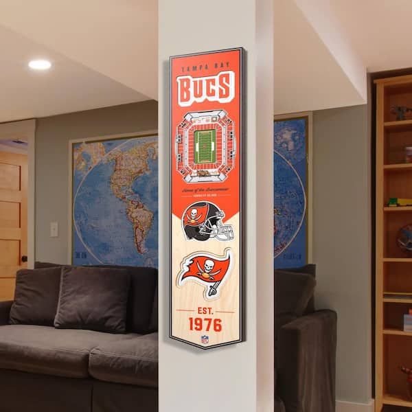 Tampa Bay Buccaneers 8 x 32 Premium Heritage Banner