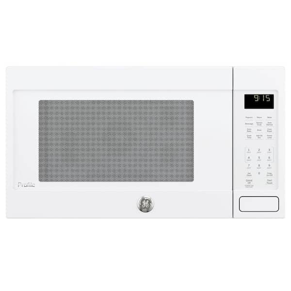 GE Profile 1.5 cu. ft. Countertop Convection Microwave in White