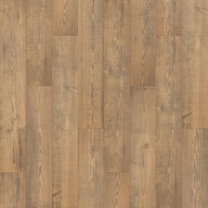 Take Home Sample - Defense+ 5 in. x 7 in. Rustic Clay Pine Waterproof Laminate Wood Flooring