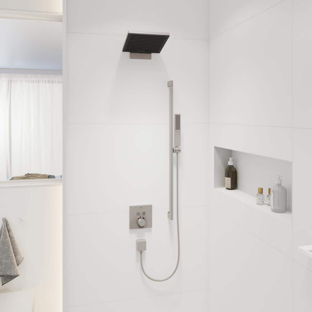 hansgrohe Pulsify E Baton Handshower 100 1-Jet, 2.5 GPM