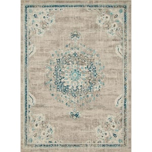 Penrose Alexis Gray 9 ft. x 12 ft. Area Rug