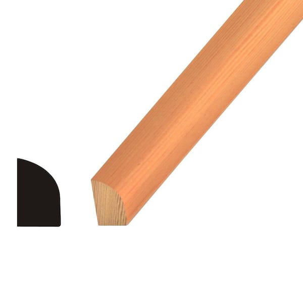 Kelleher 7/16 in. x 3/4 in. Douglas Fir Baseshoe Moulding