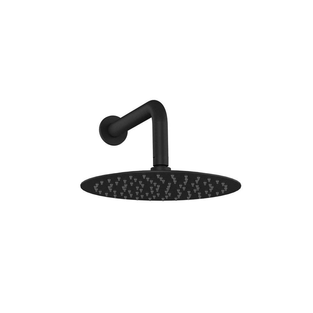 Matte Black Adjustable Multi-Head Shower System with Handheld