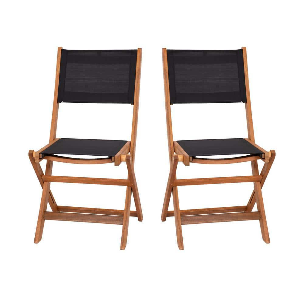 TAYLOR + LOGAN Natural Folding Chairs Set of 2