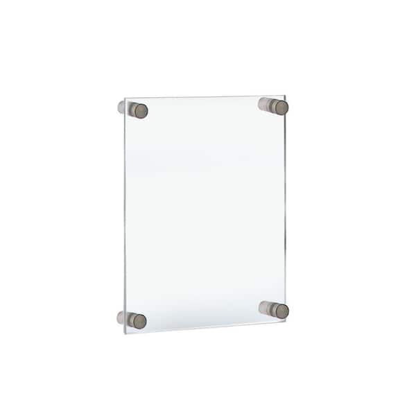 8.5 in. x 14 in. Acrylic Standoff Sign Holder
