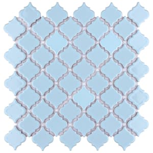 Merola Tile Hudson Tangier Frost Blue 12 in. x 12 buy in. Mosaic Tile - 2 cases