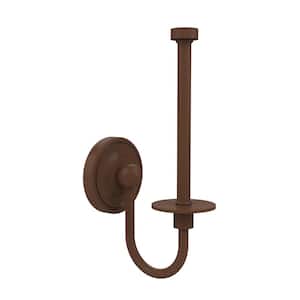 Regal Collection Upright Single Post Toilet Paper Holder in Antique Bronze