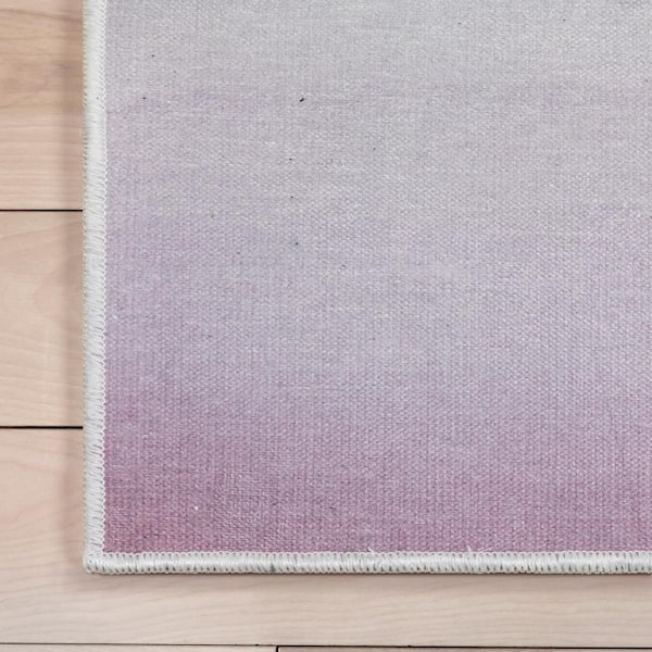 Sunrise Modern Kids Multi Color 6 ft. x 9 ft. Machine Washable Flat-Weave Area Rug