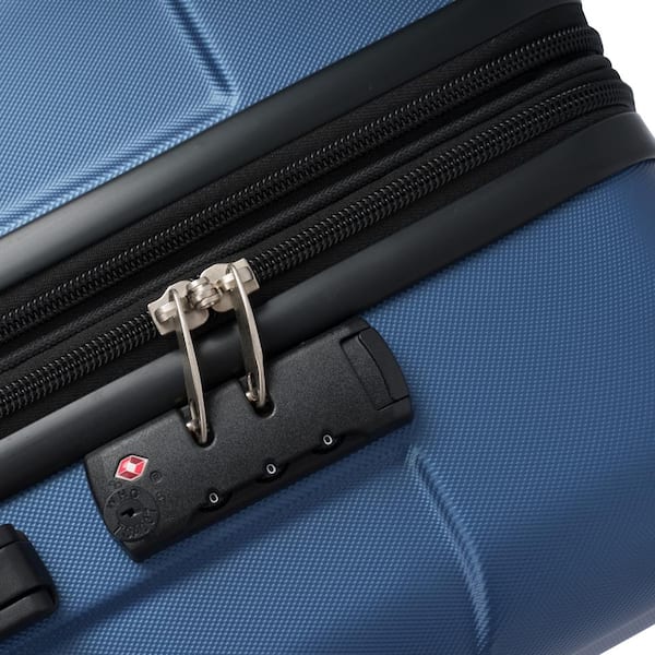 Aoibox 28 in. Black Lightweight Hardshell Luggage Spinner Suitcase with TSA Lock Single Luggage