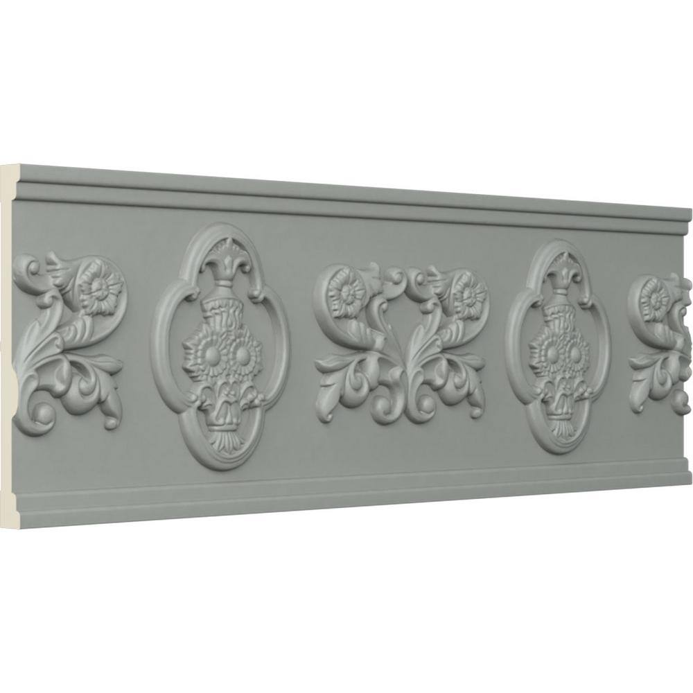 Lisbon Factory Primed White Polyurethane Chair Rail Moulding