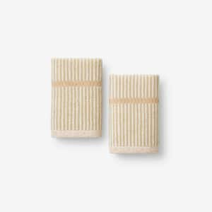 Company Cotton Narrow Stripe Reversible Linen Wash Cloth (Set of 2)