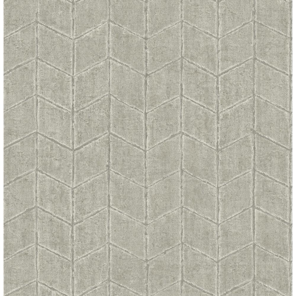 Cement Flatiron Geometric Metallic Non-pasted Non-Woven Paper Wallpaper price history on PriceWatchPro