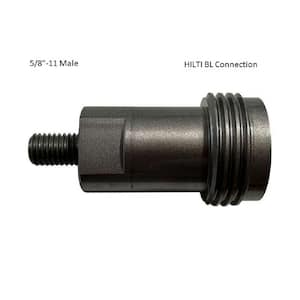 5/8 in.-11 Male to HILTI BL Connection Hole Saw Arbor Adapter for Core Drill Bits