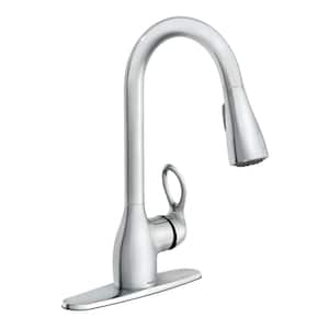 Kleo Single-Handle Pull-Down Sprayer Kitchen Faucet with Reflex and Power Clean in Chrome