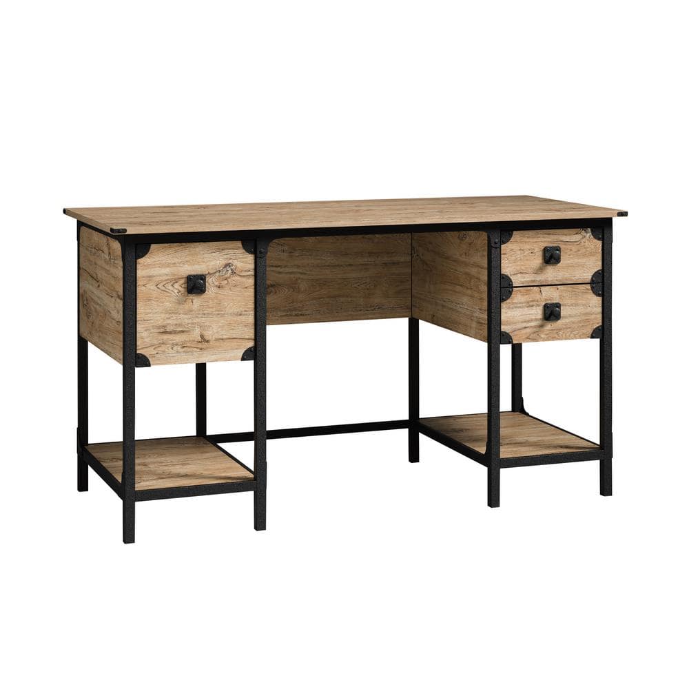 Sauder Steel River® Milled Mesquite Small Desk with Drawers