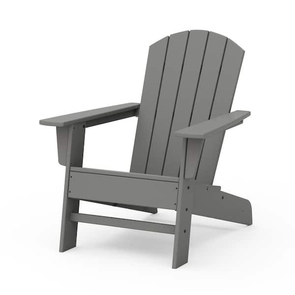 Seabrook Adirondack Chair in Slate Grey