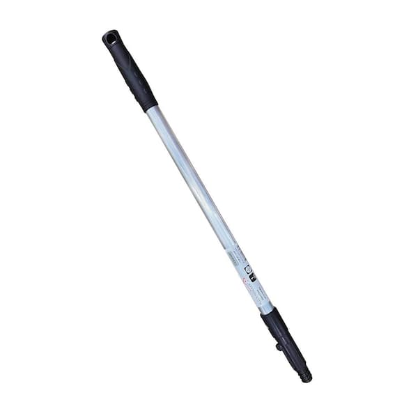 Glass Clean 24 in. Fixed Handle, Standard Screw In and Snap-In Attachments, Use with Window Squeegee (2-Pack)