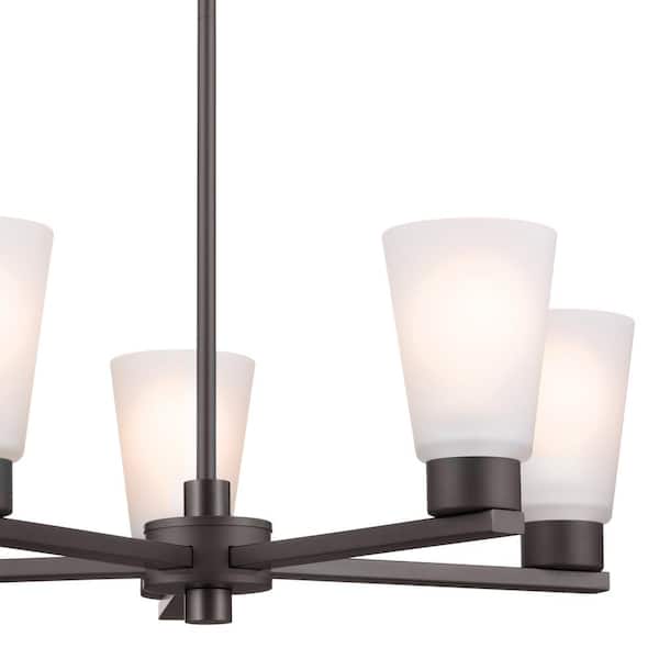 Kichler Stamos 5-Light Bronze Transitional Chandelier