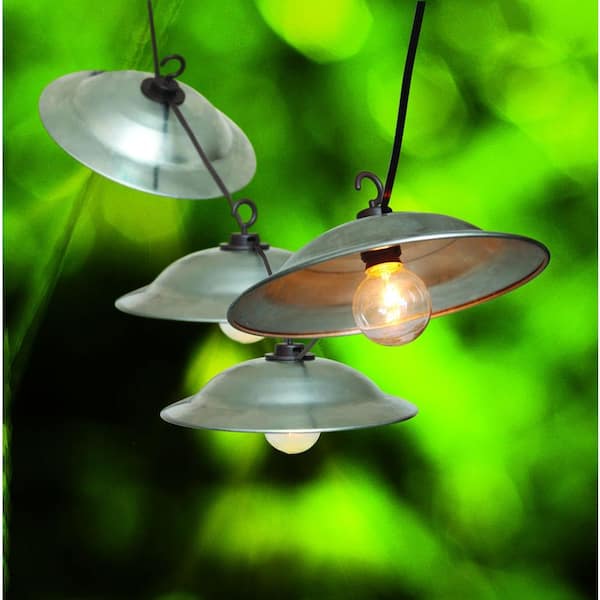 8-Light Outdoor Hanging Decorative Patio Cafe String Light KF93016
