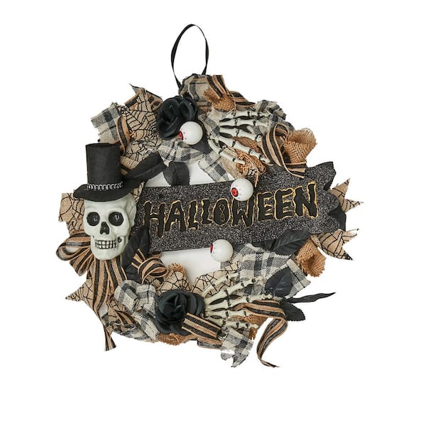 Free Style Friday Spooky Halloween Wreath Supply List